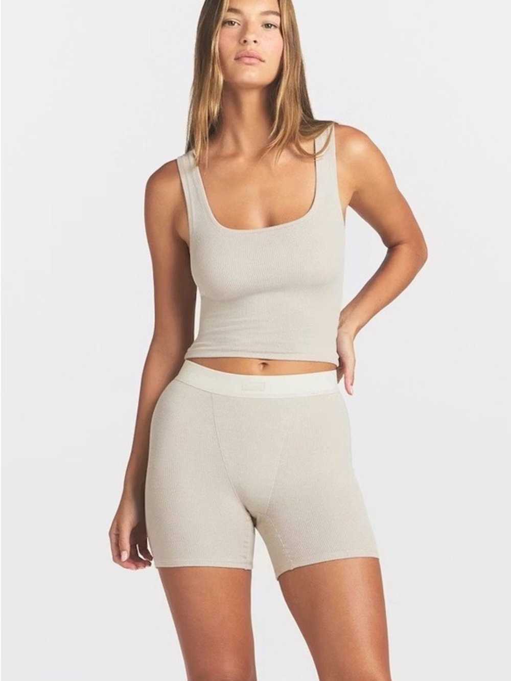 Skims Cotton Rib Tank AND Boxer